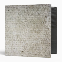 Inscription in the Kushana language written Vinyl Binder