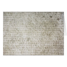 Inscription in the Kushana language written Cards