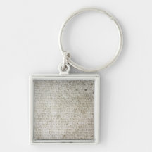 Inscription in the Kushana language written Keychains