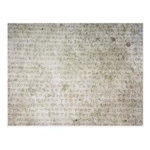 Inscription in the Kushana language written Post Card
