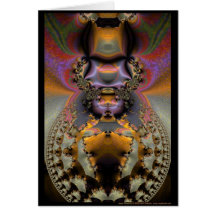 Insect Mandala Greeting Card