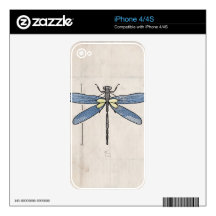 Insects Series- Dragonfly by VOL25 Decals For iPhone 4S