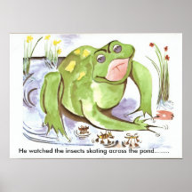 ..... insects skating across... posters
