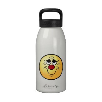 Insecure Smiley Face Grumpey Drinking Bottles