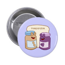 Inseparable Pinback Buttons