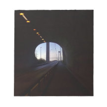 inside a Tunnel Memo Notepad