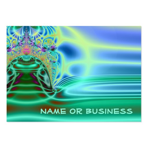 Inside a Water Drop Business Card (front side)