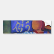 Inside and Out – Azure and Crimson Passage Bumper Stickers