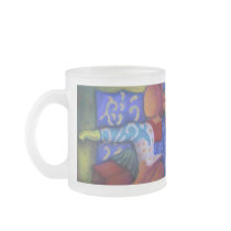 Inside and Out – Azure and Crimson Passage mugs