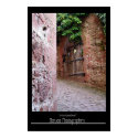 Inside Castle Walls-Heidelberg, Germany posters