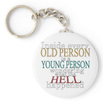 Inside Every Old Person Keychain