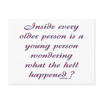 Inside Every Older Person Post Card
