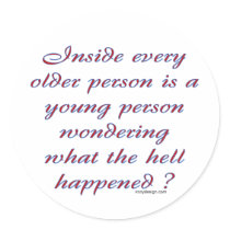 Inside Every Older Person Sticker