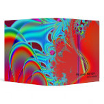 Inside II · Fractal Art · Aqua & Red binders