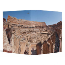 Inside of the Rome Colosseum Panoramic Portrait Binders