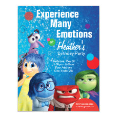 Inside Out Birthday 4.25x5.5 Paper Invitation Card