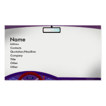 Inside The Car Profile Card Business Card