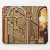 Inside the Church of the Holy Sepulchre mousepads