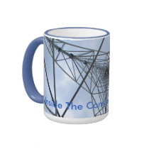 Inside The Communication Tower - 1 mugs by wildbrimowildman Inside The Communication Tower - 1 mugs