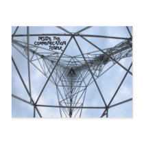 INSIDE THE COMMUNICATION TOWER - 1 postcards