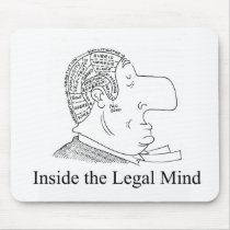 Inside the Legal Mind mousepad mousepads