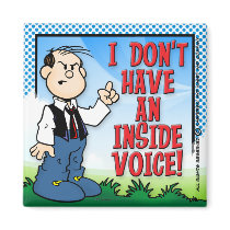Inside Voice Fridge Magnets