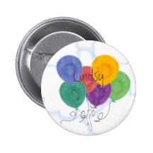 Insignia del botón de los globos pin