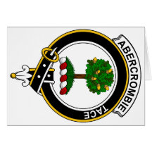 Insignia del clan de Abercrombie Tarjetas