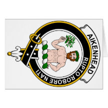 Insignia del clan de Aikenhead Tarjetas