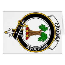 Insignia del clan de Crosbie Felicitacion