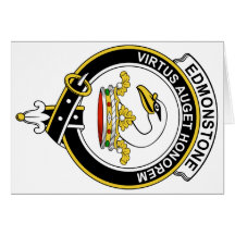 Insignia del clan de Edmonstone Tarjeta