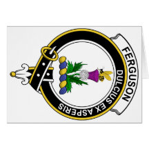 Insignia del clan de Ferguson Felicitación