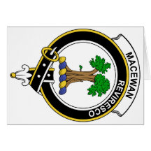 Insignia del clan de MacEwan Tarjetón