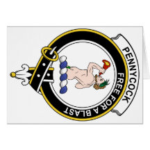 Insignia del clan de Pennycook Tarjeta