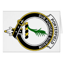 Insignia del clan de Porterfield Tarjeta
