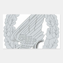 Insignias de Fallschirmjager del de la R.F. Aleman Rectangular Altavoces