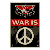 INSOC 1984 Propaganda Print posters