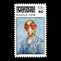 Insomniac as "Vincent Van Gogh" stamps