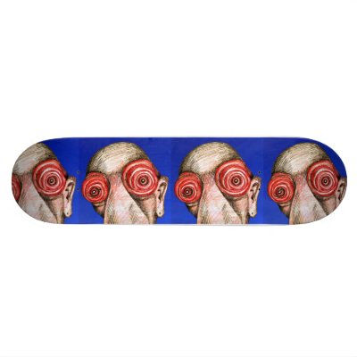 Insomniac Blues Skateboard by Insomniacs