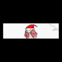 Insomniac Santa Claus bumper stickers