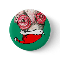 Insomniac Santa Claus buttons by Insomniacs Insomniac Santa Claus buttons
