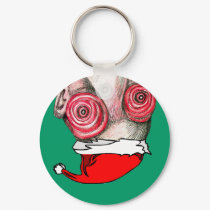 Insomniac Santa Claus keychains by Insomniacs Insomniac Santa Claus keychains