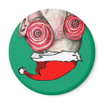 Insomniac Santa Claus magnets by Insomniacs Insomniac Santa Claus magnets