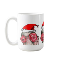 Insomniac Santa Claus mugs by Insomniacs Insomniac Santa Claus mugs