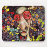 Insomniac Smells Flowers Mouse Pads