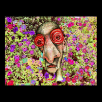 Insomniac Smells the Flowers posters