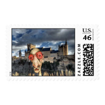 Insomniac Visits Alcazar-of-Segovia postage