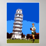 Insomniac Visit's "Leaning Tower of Pisa" posters