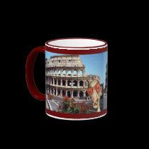 Insomniac Visits Rome Colisseum mugs