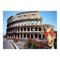 Insomniac Visits Rome Colisseum posters